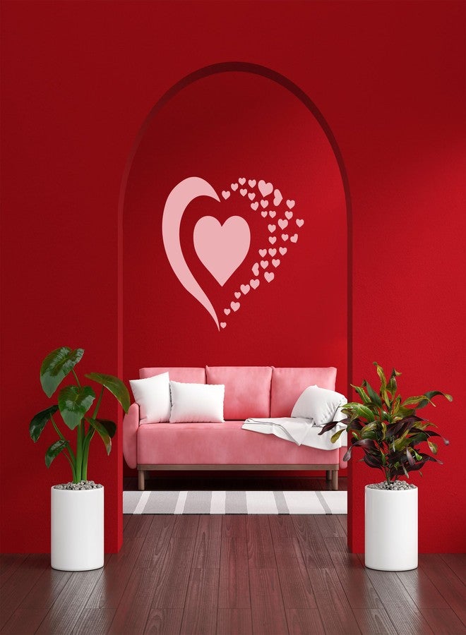 StenCart Love Heart Pack of 2 Stencil for Wall Painting Home DIY Reusable Wall Stencil Design for Wall Decoration (16-inch x 24 inch) - Combo of 2 - Image 3